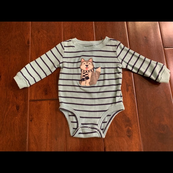 Carter’s set (long sleeve striped onesie and pants), 6 months - Picture 2 of 3